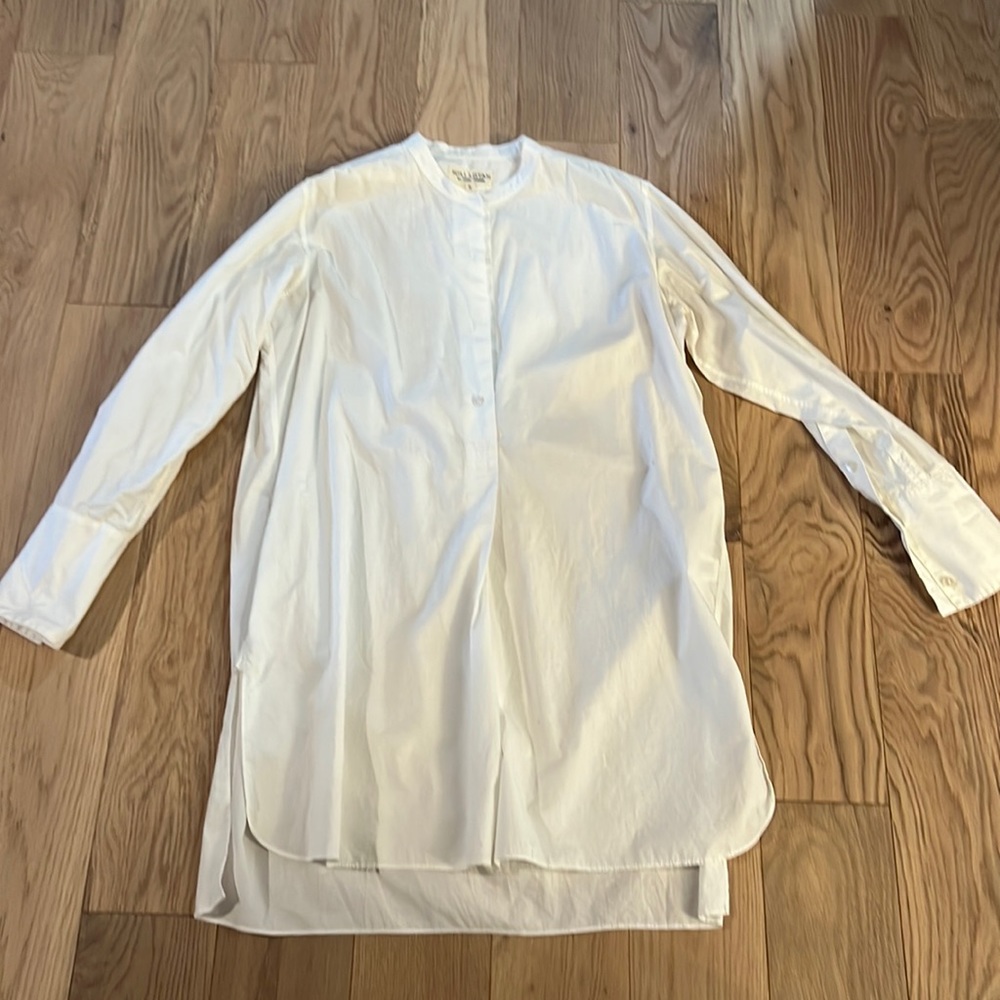 Nili Lotan oversized high low shirt S